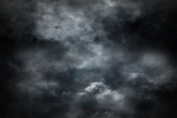 Abstract background from smoke on dark background.