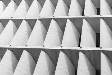 Close up window of building texture background. abstract pattern background. © tawanlubfah