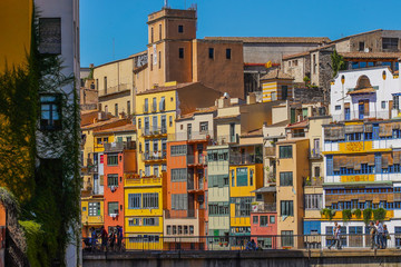 Girona, beautiful city of Catalonia ,Spain called the little Florence