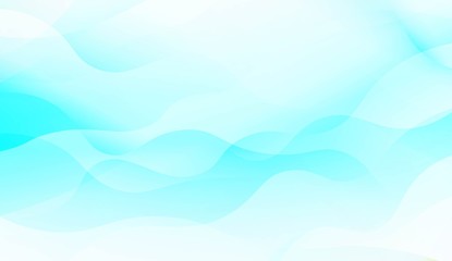 Fototapeta premium Wavy Background with Lines. Design For Your Header Page, Ad, Poster, Banner. Vector Illustration with Color Gradient.