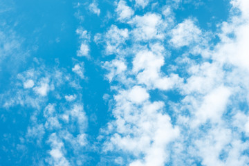 Beautiful blue sky clouds for background.