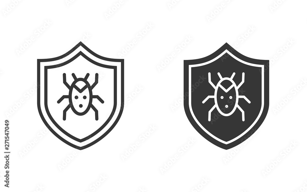 Poster data security vector icon for graphic and web design.
