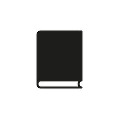 Book icon. Flat vector illustration