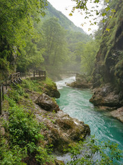 Tolmin Gorges in Slovenia