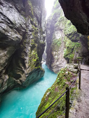Fototapeta premium Tolmin Gorges in Slovenia