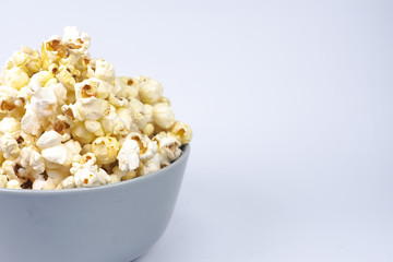 popcorn in a bowl