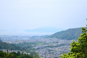 Fototapeta na wymiar 宗箇山からの眺め