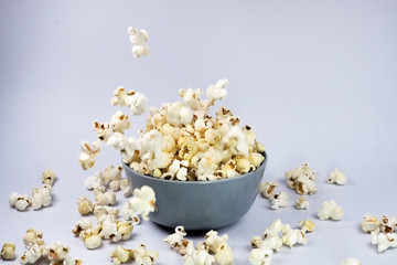 popcorn in a bowl