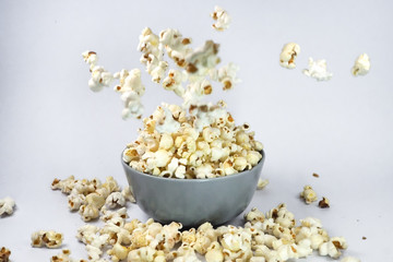 popcorn in a bowl