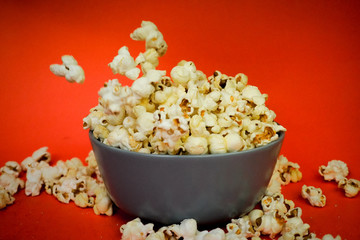 popcorn in a bowl