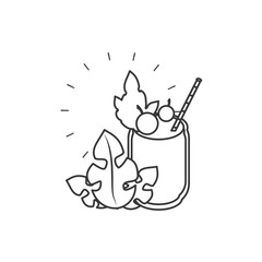 tropical juice fruit fresh icon