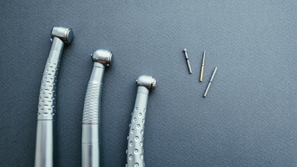 Professional instrument. Dental turbine handpieces and burs.