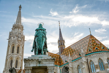 Detail From Matthias Church, Budapest, Hungary