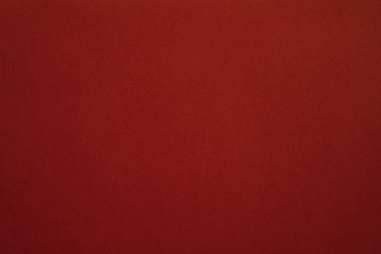 Maroon red felt texture abstract art background. Colored construction paper  surface. Empty space. Stock Photo