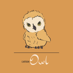 Cute owl illustration