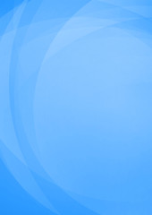 Abstract curved blue background