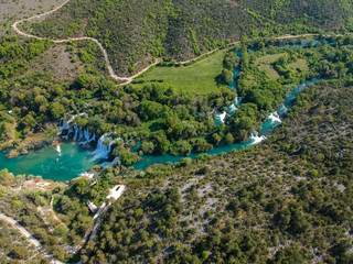 Kravica waterfalls on the Trebizat River in Bosnia and Herzegovina