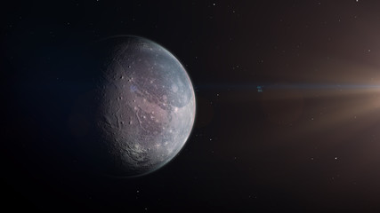 Moon Ganimede satellite of Jupiter