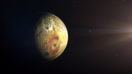 Moon IO satellite of Jupiter