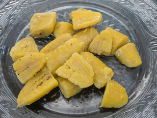 Stewed bananas in Kochi, Kerala