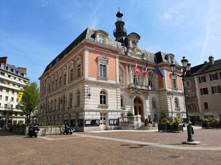Fototapeta na wymiar Chambéry - place de la mairie