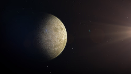 Mon Oberon satellite of Uranus