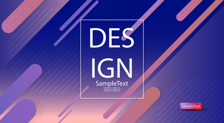 Dark blue abstract background with stripes of purple pastel hues