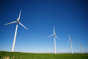 Fototapeta premium Wind energy concept