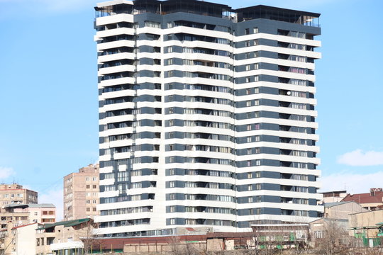 modern building in erevan