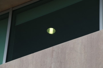 empty room with brick wall and floor