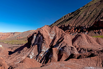 The Valle del Arcoiris rainbow valley in Atacama Desert, Chile