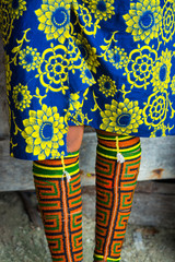 Traditional design, Kuna ethnic group village, San Blas archipelago, Kuna Yala Region, Panama,...