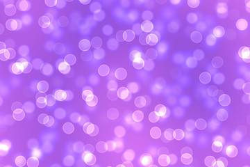 Purple glitter lights background. Blurred abstract holiday background. Romantic Purple bokeh illustration background