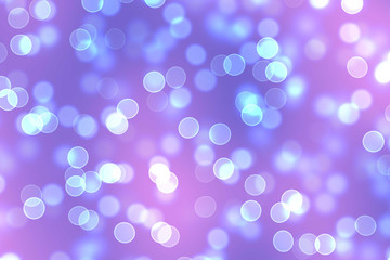 Purple glitter lights background. Blurred abstract holiday background. Romantic Purple bokeh illustration background