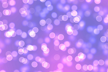 Purple glitter lights background. Blurred abstract holiday background. Romantic Purple bokeh illustration background
