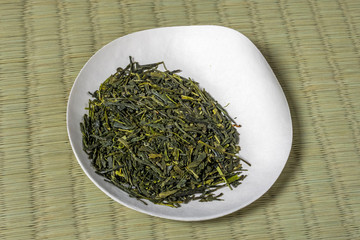 Fototapeta na wymiar 煎茶　 Green tea of medium quality Japan