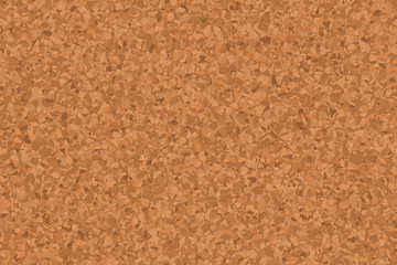 Cork notice board. Natural cork texture. Top view background 