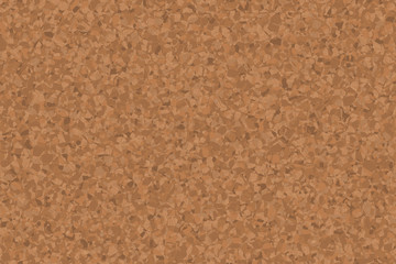 Cork notice board. Natural cork texture. Top view background 