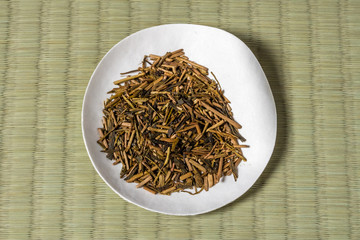 Fototapeta na wymiar ほうじ茶　 Tea of roasted tea Japan