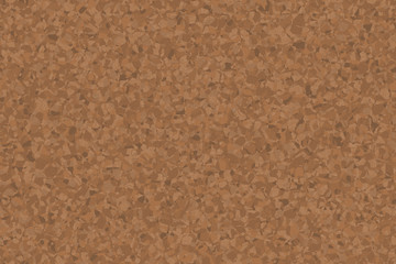 Cork notice board. Natural cork texture. Top view background 