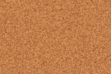 Cork notice board. Natural cork texture. Top view background 