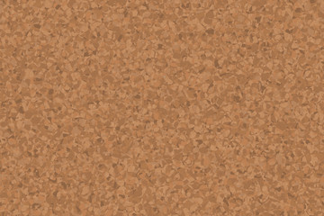 Cork notice board. Natural cork texture. Top view background 