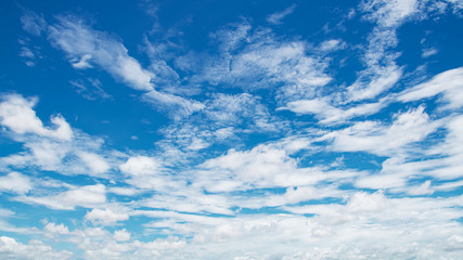 white cloud with blue sky background