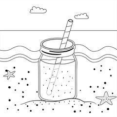 Isolated orange juice design vector illustration