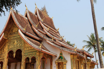 Fototapeta premium buddhist temple (Haw Pha Bang) in Luang Prabang (Laos)