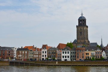 Deventer,  situated on the east bank of the river IJssel, Holland