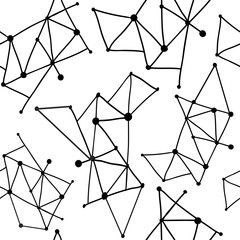 Minimalistic seamless geometric pattern