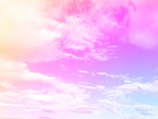Abstract Clouds Pastel Colored Gradient. A Soft Sky Nature Outdoor Background Great for Any Use.