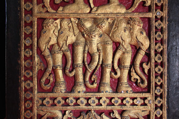 buddist temple (Wat Xieng Thong) in Luang Prabang (Laos)