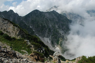 唐松岳登山